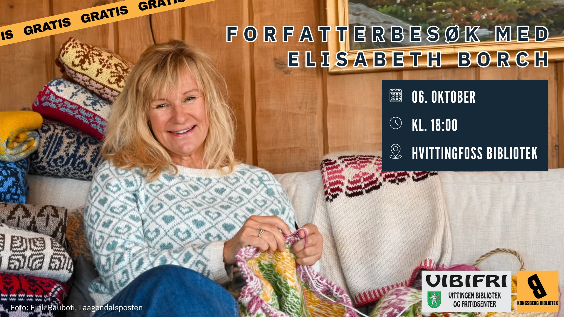 Forfatterbesøk med Elisabeth Borch